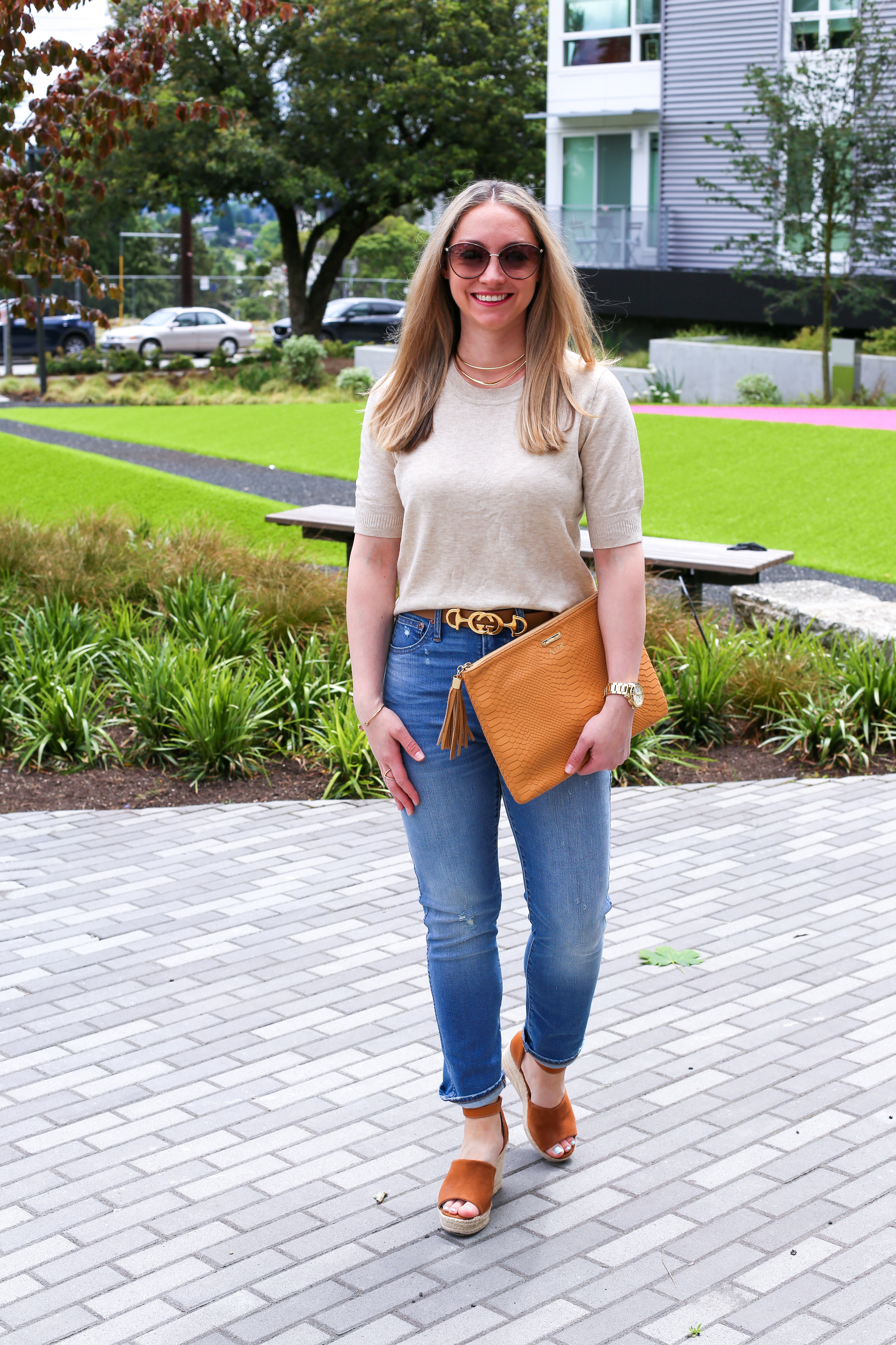 Summer Style: High-Rise Straight Leg Jeans