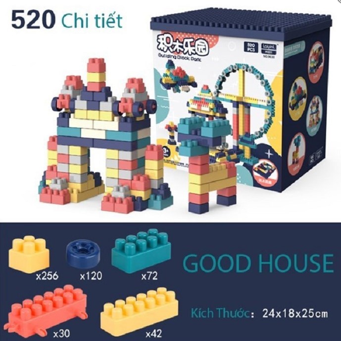 Bộ đồ chơi lắp ghép Lego 520 chi tiết – MHS1108