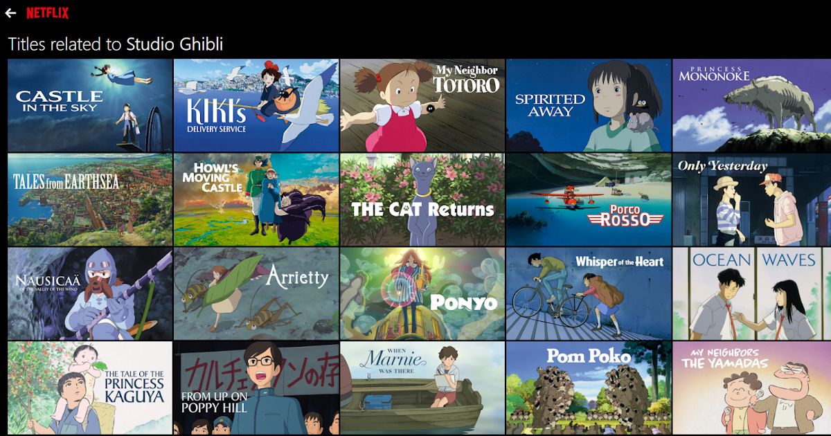 Studio Ghibli Finally Lands on Netflix Canada