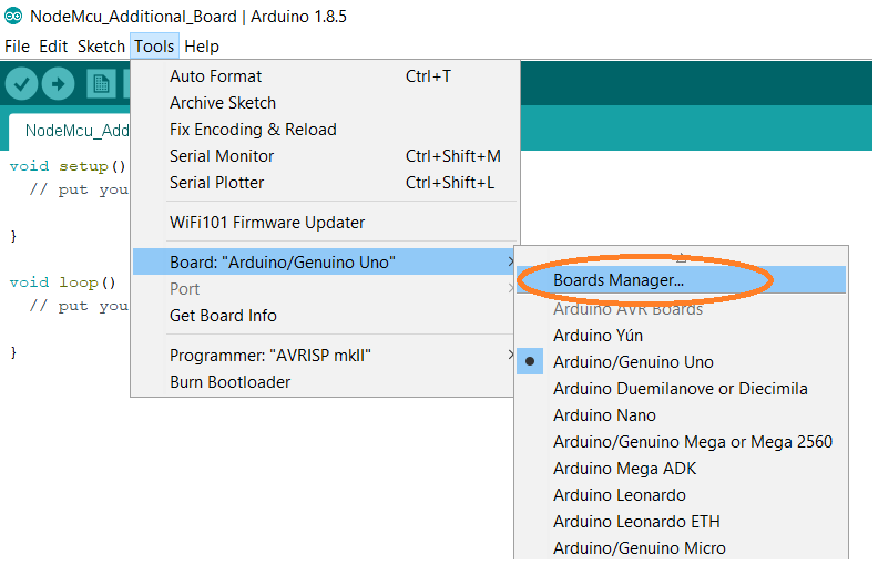How to Add NodeMcu (ESP8266) Board to Arduino IDE