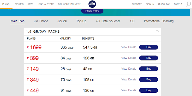 Reliance jio recharge offers | You need to know Reliance jio recharge offers | You need to know