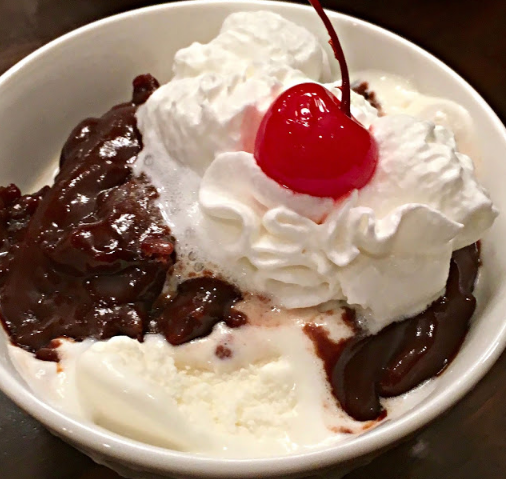 OLD-FASHIONED HOT FUDGE SUNDAE CAKE #cake #healthy #food #pumpkin #easy