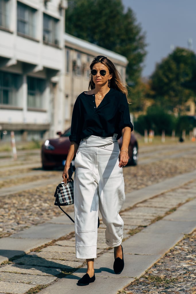 woman outfit of inspire _ white pants - DIMANCHE