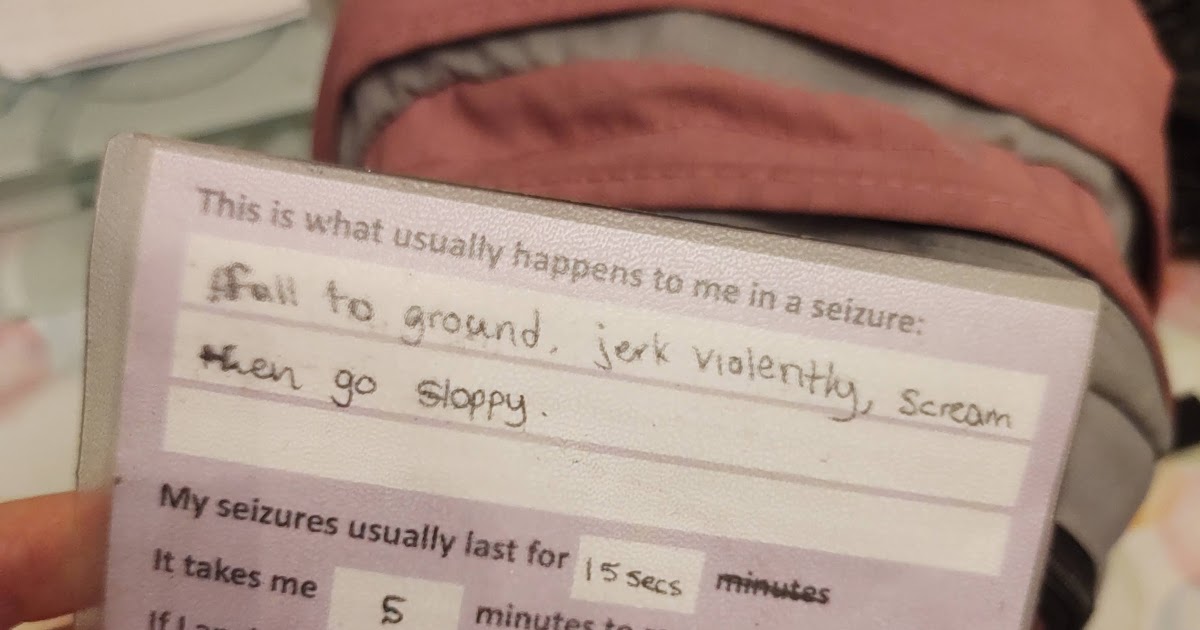 Personalised Seizure Information Leaflet