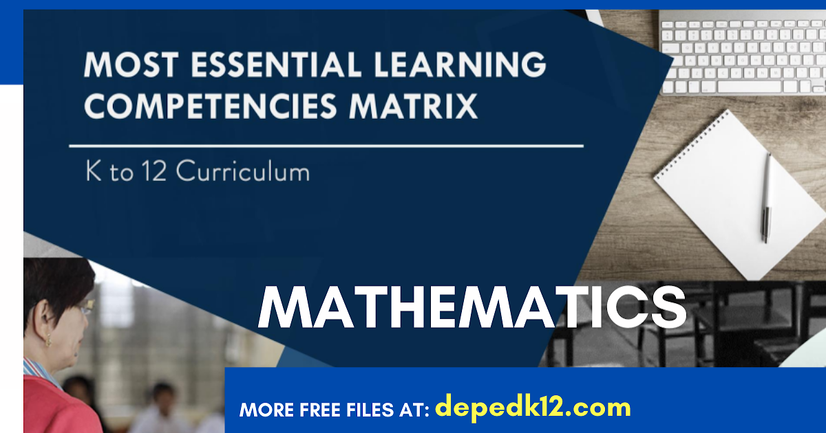 MATHEMATICS Grade 1 10 Most Essential Learning Competencies (MELCs