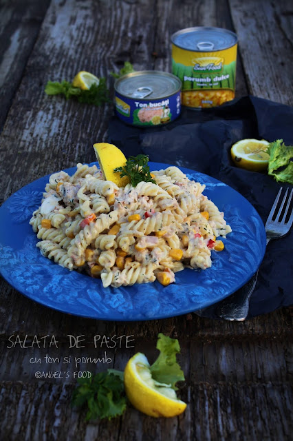 Salata de paste cu ton si porumb Sun Food
