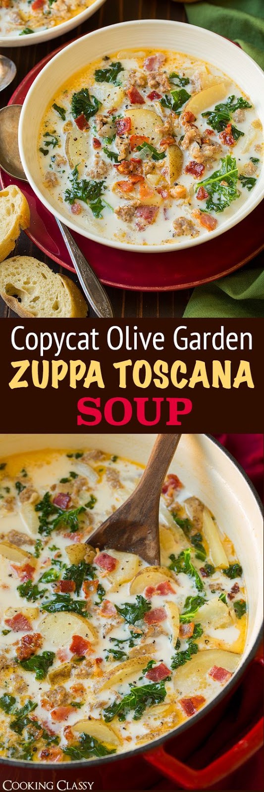 Zuppa Toscana Soup (Olive Garden Copycat) Cucina de Yung