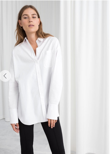 and other stories oversized button up shirt