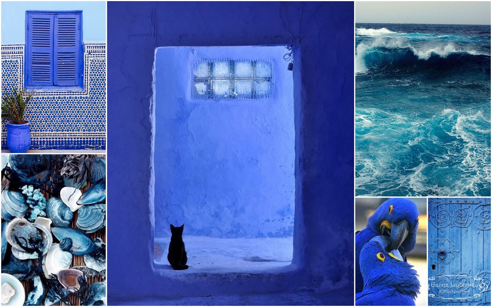 Ассоциируюсь у человека с синим цветом