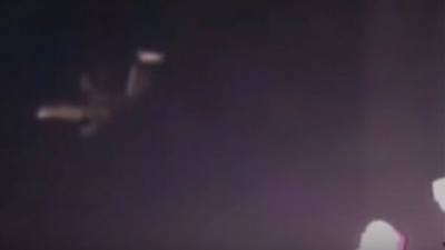 UFO next to the ISS. UFO-next-to-the-iss