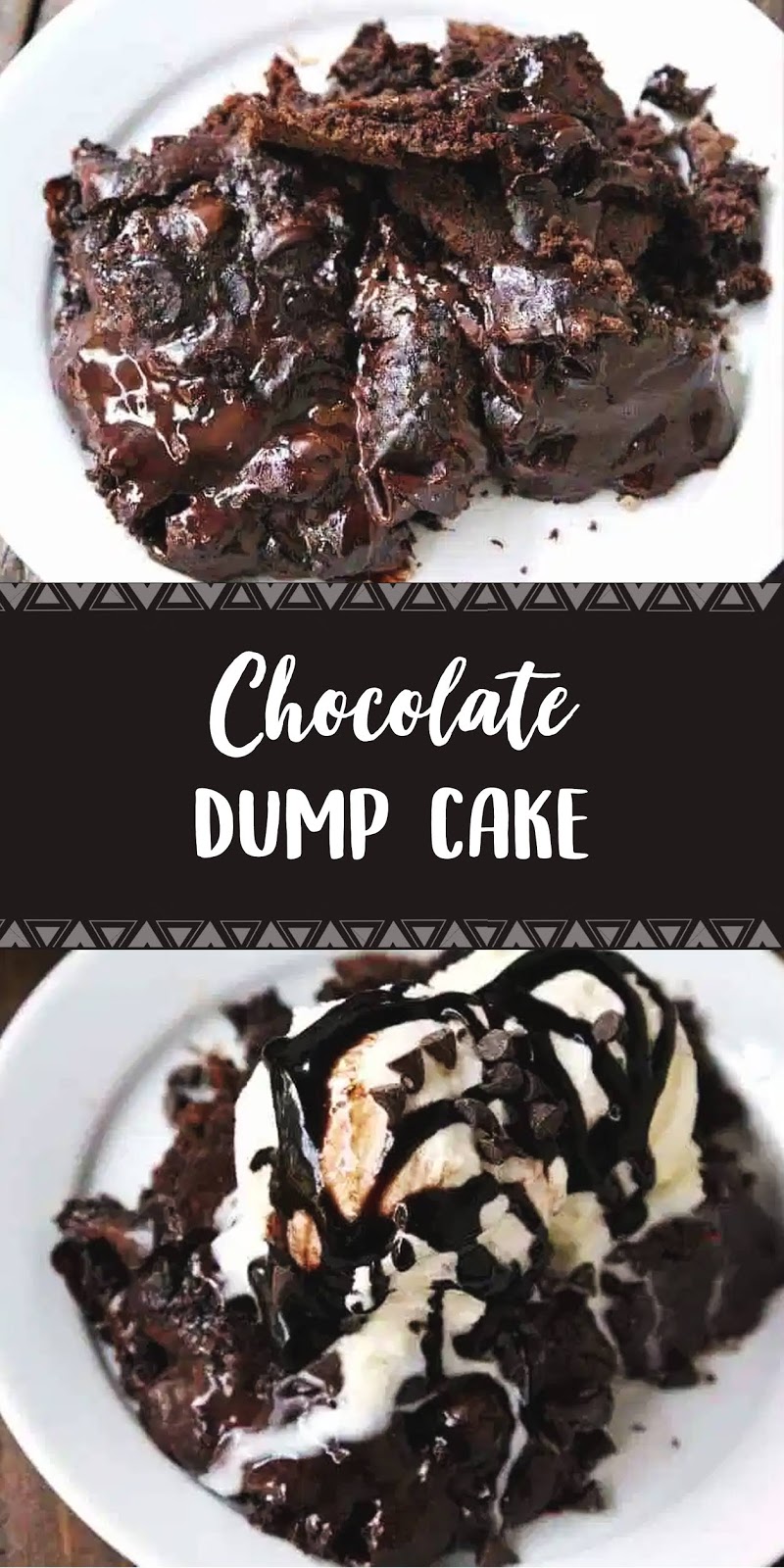 CHOCOLATE DUMP CAKE 3 SECONDS