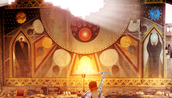 Mural in Shattered Library