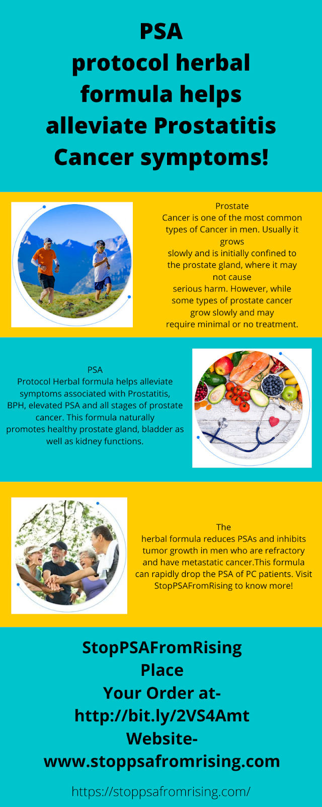 PSA protocol herbal formula helps alleviate Prostatitis Cancer symptoms!