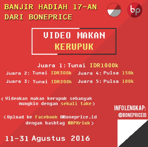 Lomba Makan Kerupuk terbanyak Lomba Makan Kerupuk terbanyak