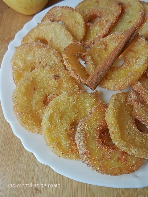 Manzanas fritas