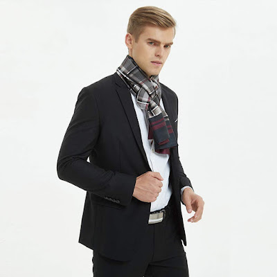 Business Suit Men's Silk Neck Scarves