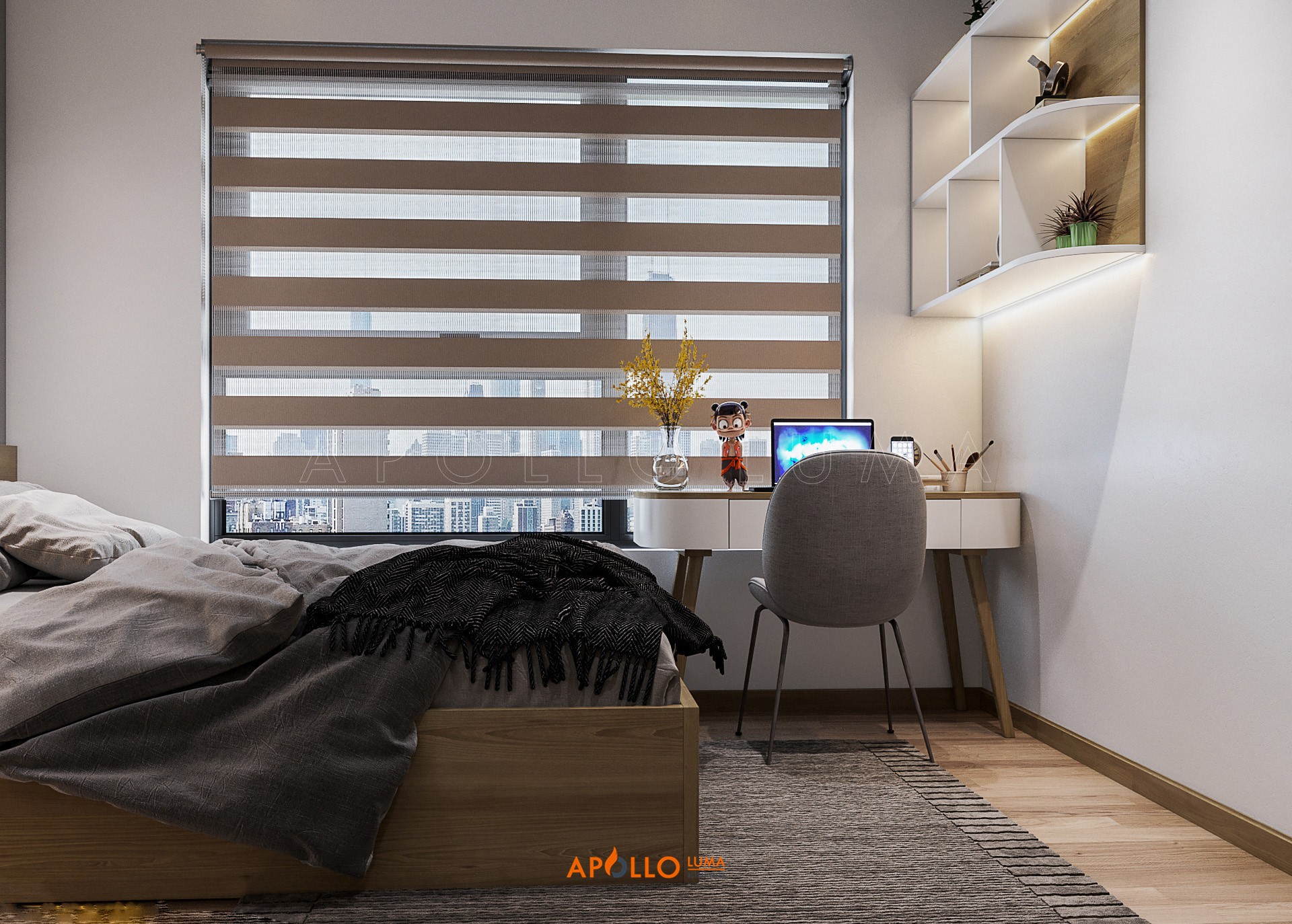 Thiết kế nội thất căn hộ 3 phòng ngủ Vinhomes Smart City Tây Mỗ
