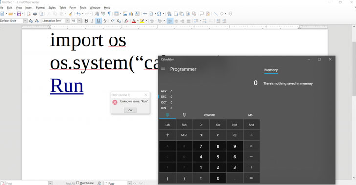 libreoffice vulnerability exploit