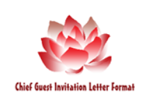 Sample Letter Format To Invite Chief Guest For College Function