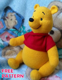 PATRON GRATIS WINNIE | WINNIE THE POOH AMIGURUMI 48370 🧸