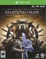 Middle-Earth: Shadow of War Game Cover Xbox One Gold Edition