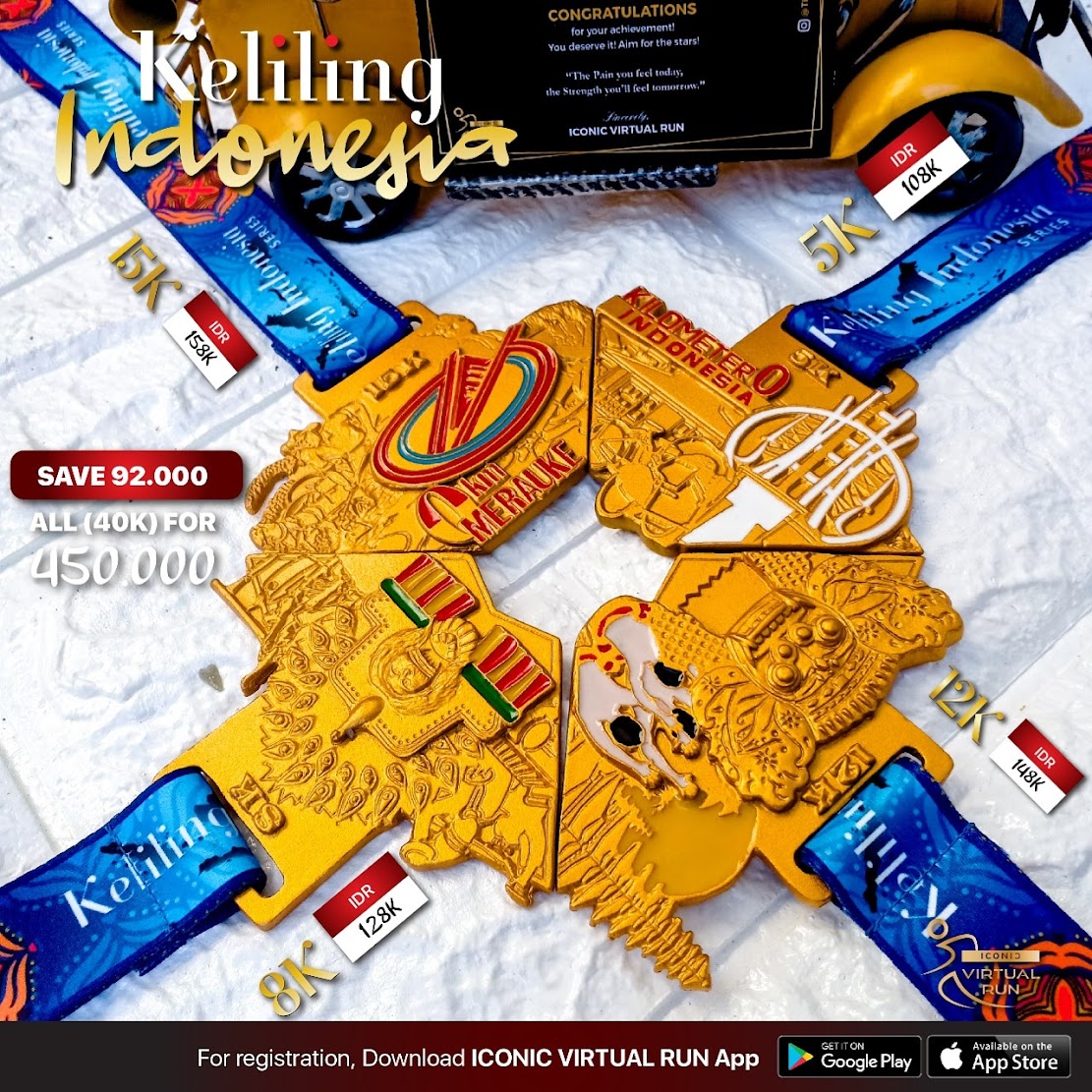 Iconic Virtual Run - Keliling Indonesia Series • 2019 Iconic Virtual Run - Keliling Indonesia Series • 2019