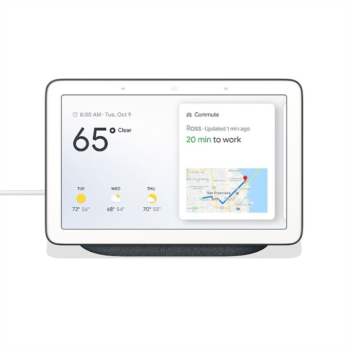 Google Home Hub Smart Speaker with Google Assistant and 7" Display - Charcoal