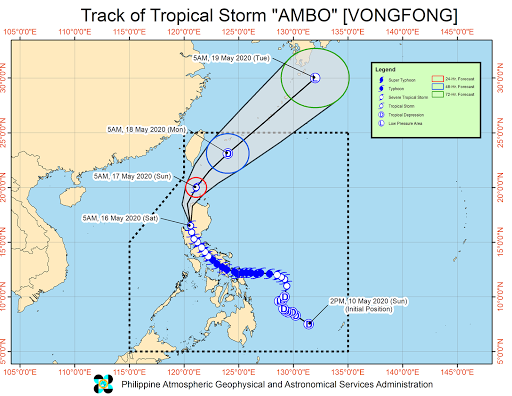 Bagyong Ambo - PAGASA Update - May 16, 2020 - Anyare.com