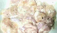 Batter coated chicken pieces for chilli chicken gravy recipe