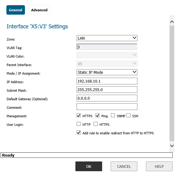 Sonicwall Vlan Setup
