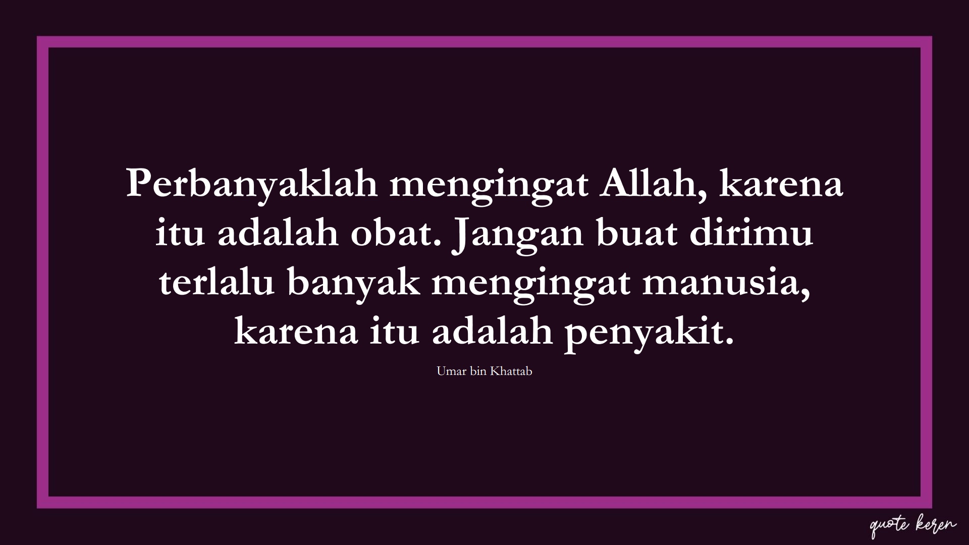 √ Kata Bijak Umar Bin Khattab Tentang Keimanan Quote Keren