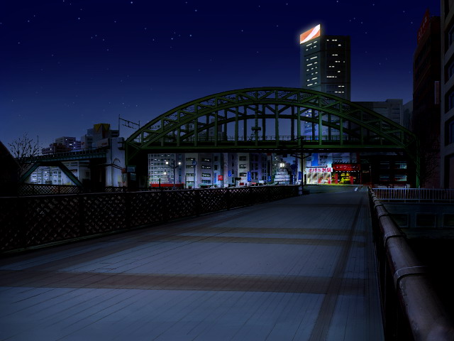 Bridge Night Anime Snow Night Sky Wallpaper  Resolution1280x842   ID40331  wallhacom