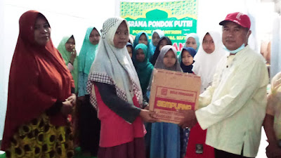 Paguyuban UMKM Cahaya Pituruh Berbagi Menu Buka Puasa di Pondok Pesantren Tahfidzul Quran Wal Kutub Megulunglor