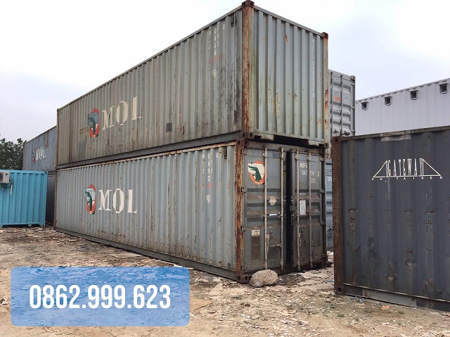 cho thuê container đóng hàng vận tải biển, làm kho chứa hàng giá rẻ