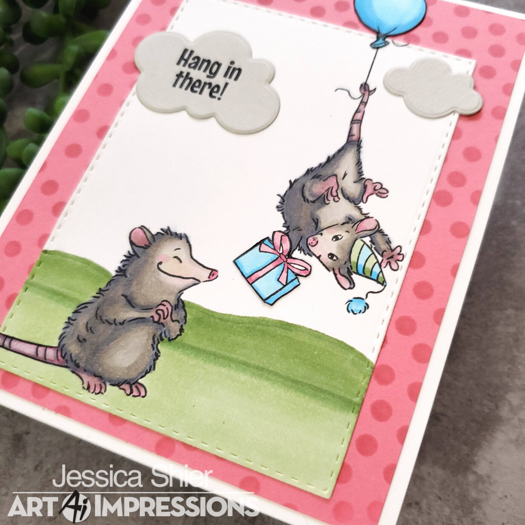 Art Impressions Blog: Interactive card with magnetic pieces featuring  Castle Cubbies by Sharon Caudle