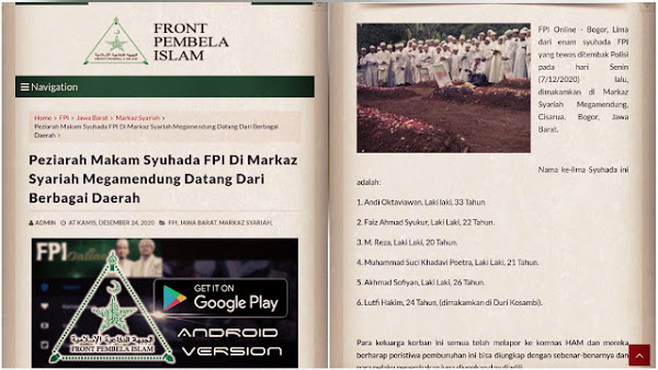 FPI Resmi Dibubarkan Pemerintah, Selanjutnya Kominfo Akan Blokir Semua Akun dan Website FPI Beserta Pendukungnya