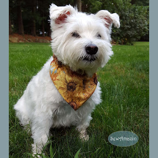  Rustic Sunflowers Dog Bandana