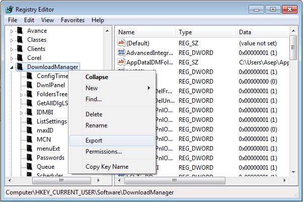 Cara Backup Hasil Downloadan Sementara Download