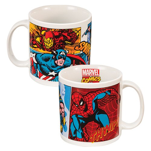 funny coffee mugs and mugs with quotes: MARVEL SUPERHEROES MUG