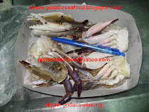 1/2 Cut Swimming Crab -Portunus sanguinolentus-U-10, 11-15, 16-20, 21-25, 26-30, 31-40 pcs/500grs