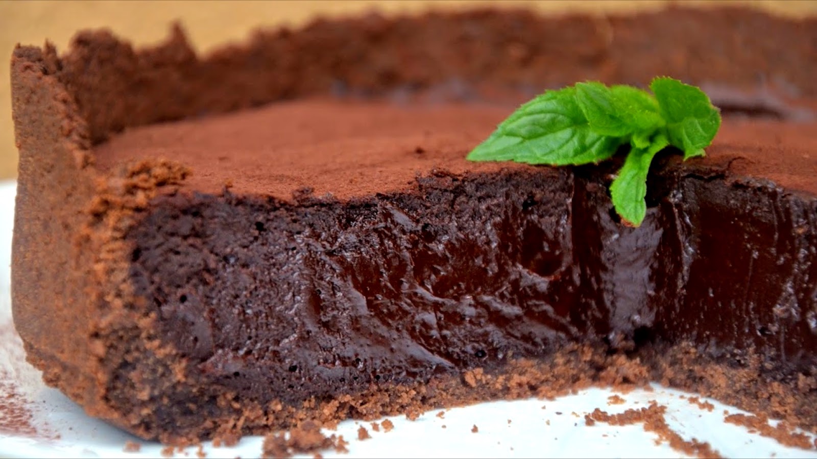 Кухне шоколадный пирог