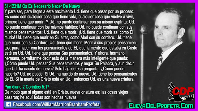 Usted tiene que morir así como Él murió - Citas William Branham Mensajes