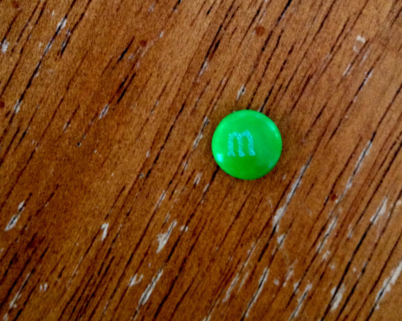 The Middlest Sister: Green M&Ms