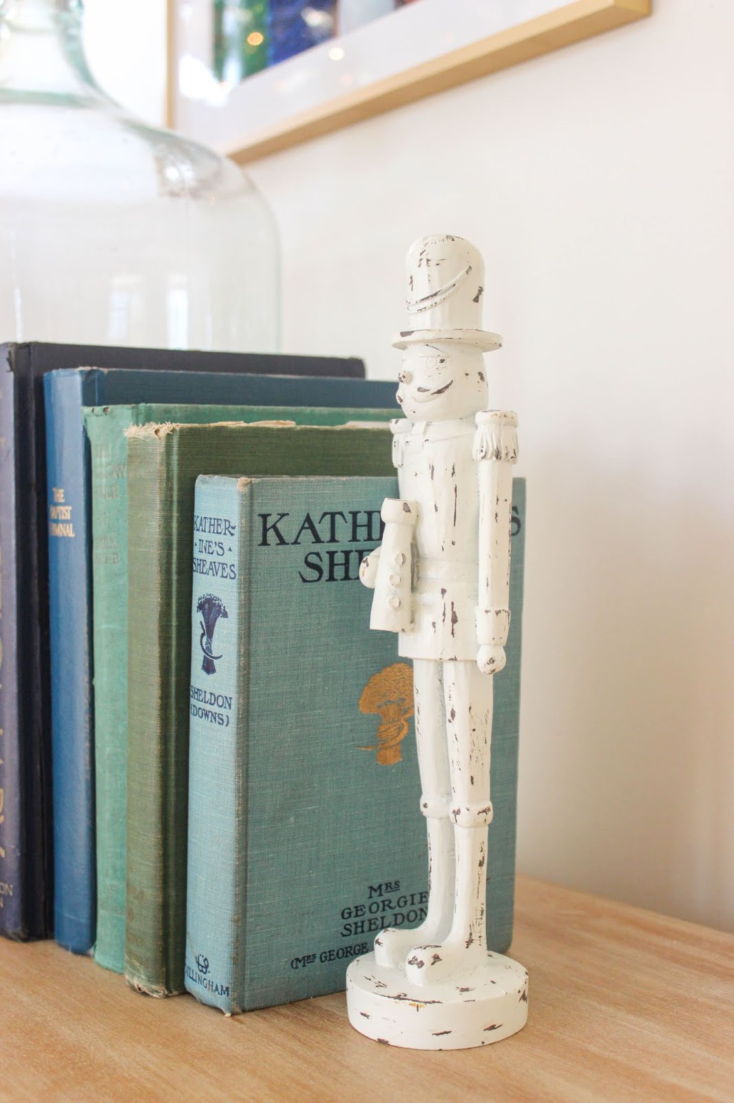 White rustic nut cracker White rustic nut cracker