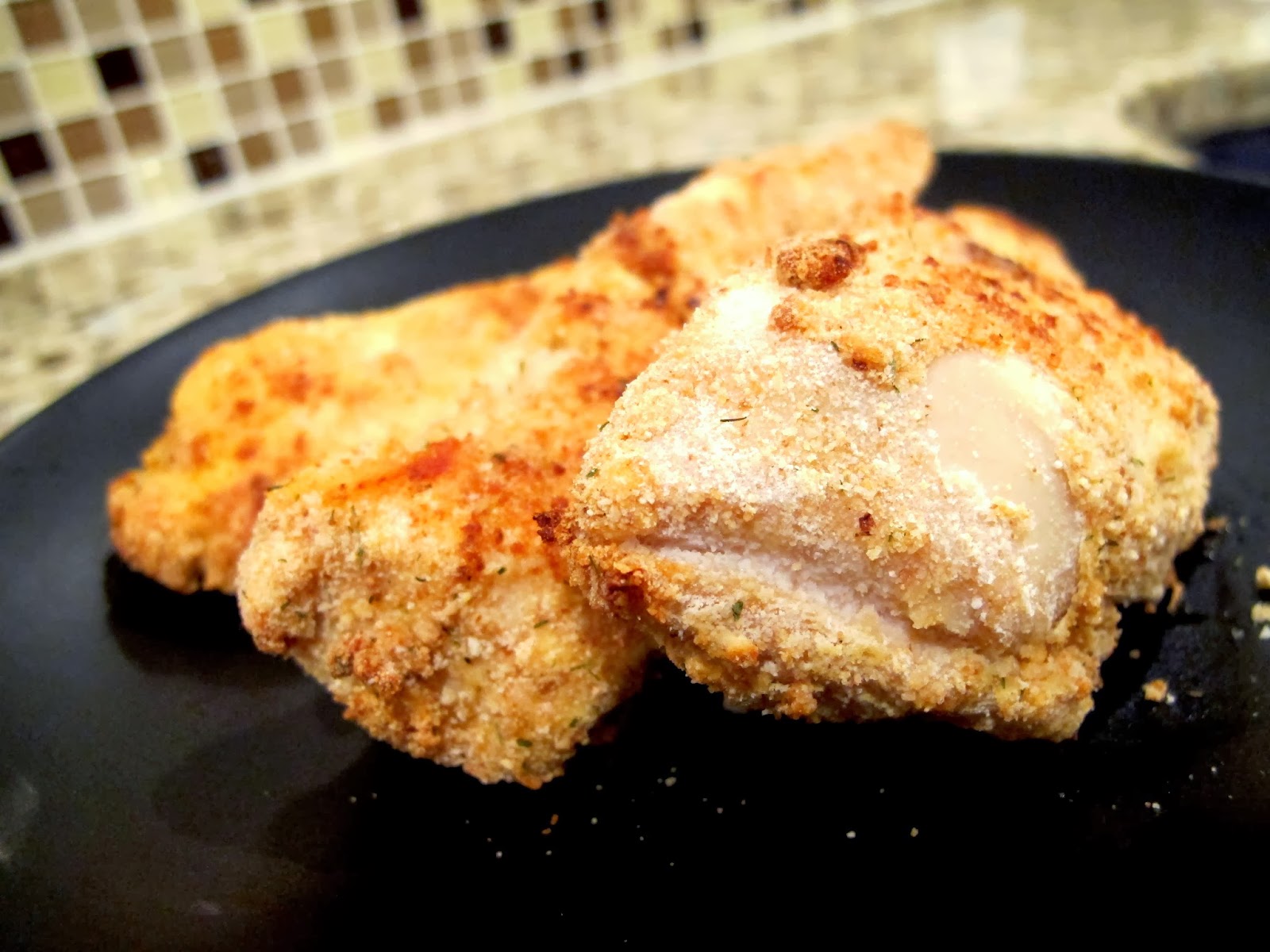 Two Sides of the Rainbow OvenBaked {Coconut Flour} Chicken Strips