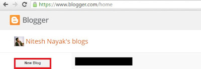 How to create new blog ??