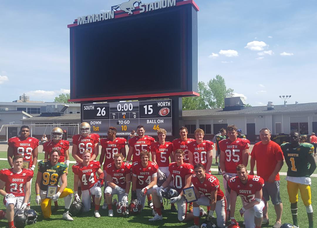 University of Calgary Dinos Football DINOS PROSPECTS SHINE IN NORTH