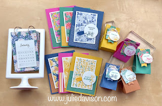*Epic* Flowers for Every Season One Sheet Wonder Projects + Videos ~ Stampin' Up! Four Season Floral ~ www.juliedavison.com #stampinup #osw #onesheetwonder