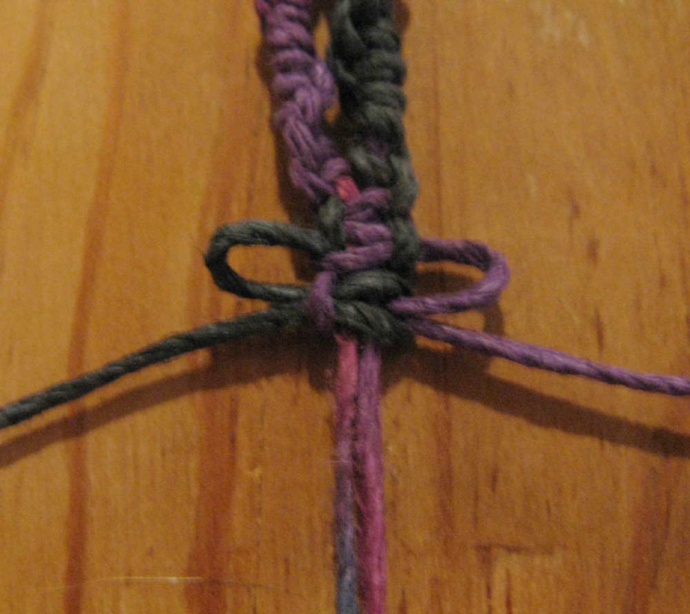 The Daily Lampworker Hemp Bracelet and other Hemp Knots