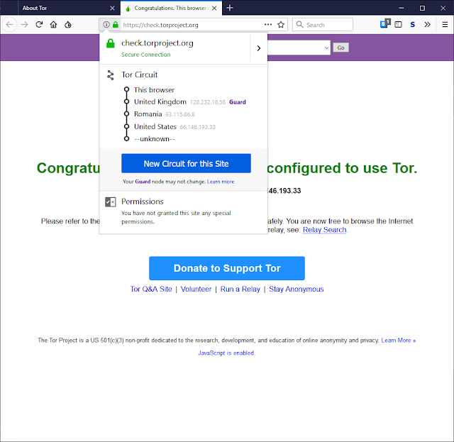 Tor imposes the first entry node